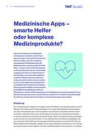 Vorschaubild Download-PDF: Whitepaper Medizinische Software & Apps